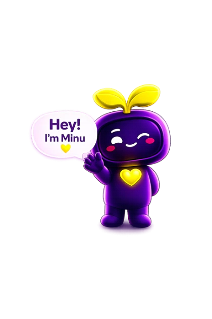 Minu waving hello